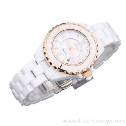 2014 Fashion Ladies' Ceramic Watch, with 3ATM Waterproof, Ceramic Band, Japan Movement